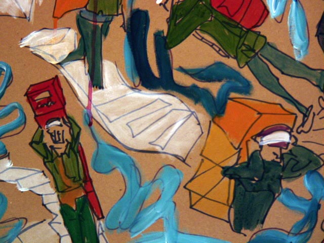 Darjeeling Landscape, detail 3