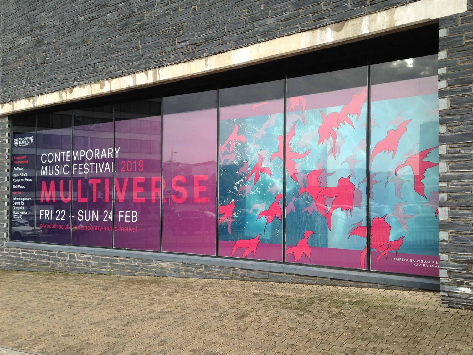 Multiverse Contemporary Music Festival (2019), Roland Lewinsky Building, University of Plymouth, UK