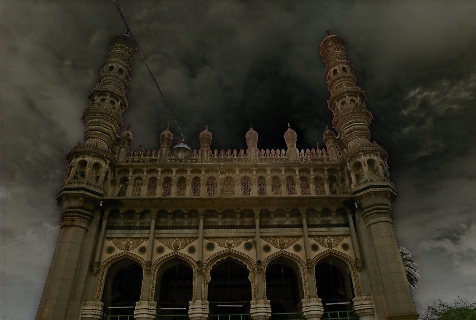 Flood in the Sky (Toli Masjid) (2005) photographic mixed media, 0.60H x 0.91W meters