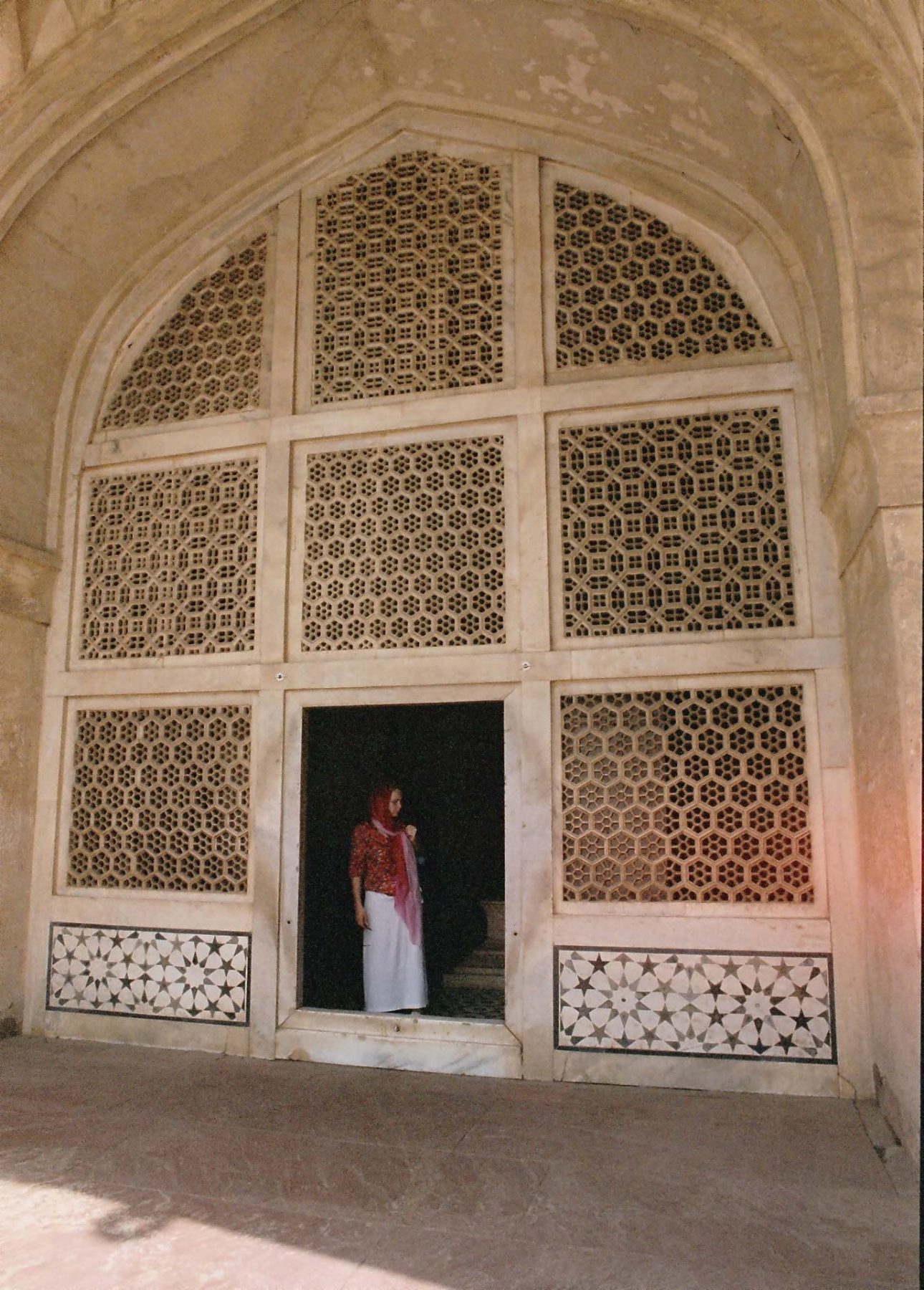 Flood in the Sky (Akbar's Tomb 1) (2005) photographic mixed media, 0.60H x 0.91W meters