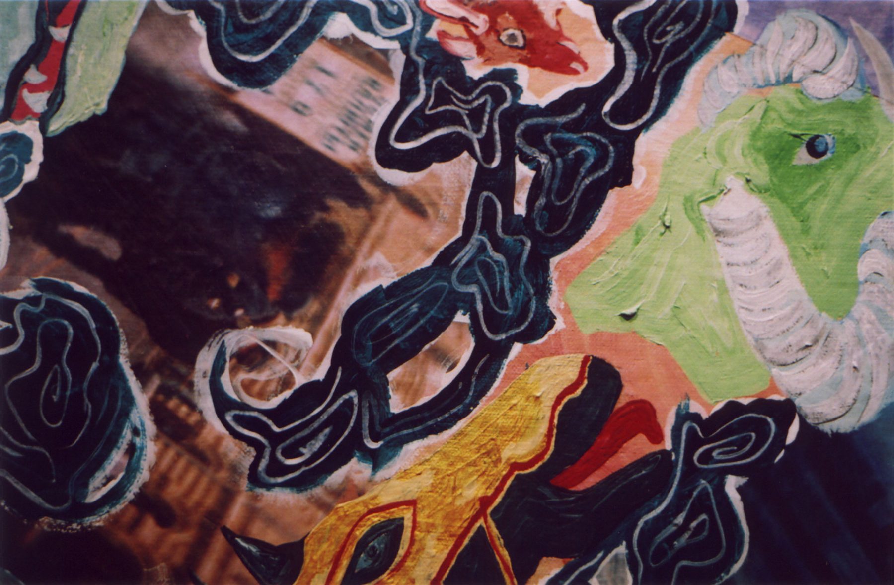 Drifting with the Dragon (Homage to Hamzanama) (2003) detail 1