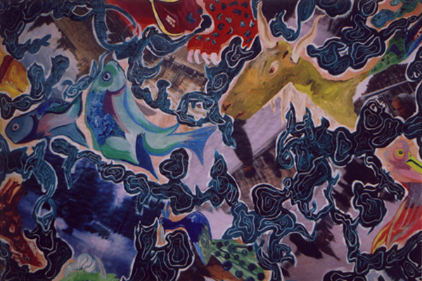 Drifting with the Dragon (Homage to Hamzanama) (2003) detail 3